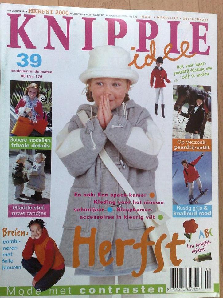 Knippie herfst 2000 , o.a. paardrijkleding, Hobby en Vrije tijd, Kledingpatronen, Zo goed als nieuw, Kind, Knippie, Verzenden