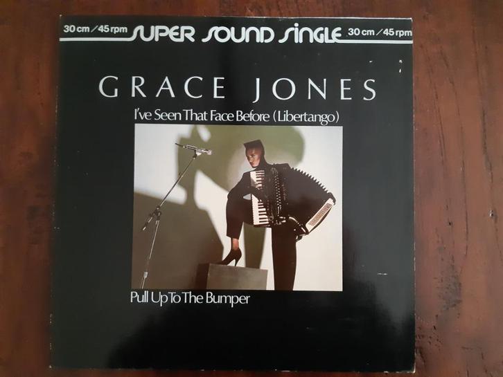 Grace Jones - I've seen that face before (Maxi), Cd's en Dvd's, Vinyl Singles, Gebruikt, Maxi-single, Pop, 12 inch, Ophalen of Verzenden