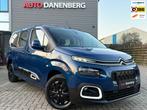 Citroen Berlingo XL 1.2 PureTech AUTOMAAT! GARANTIE!, Stof, Zwart, 1199 cc, Blauw