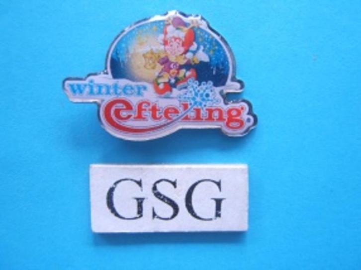 Winter Efteling logo 2003 nr. EPP019-02, Verzamelen, Efteling, Zo goed als nieuw, Button of Speldje, Ophalen