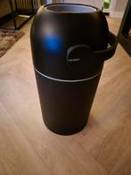 We-Too Luierton Zwart - Hygiënische Luieremmer, Ophalen, Kunststof, Met pedaal, 50 tot 75 cm