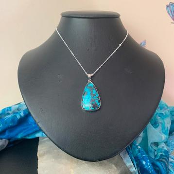 Turkoois turquoise hanger beschermt geluk inzicht moed uniek beschikbaar voor biedingen