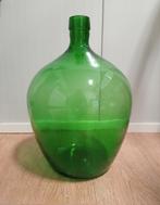 Mooie Grote Groene Gistfles, Ophalen, Gebruikt, 50 tot 75 cm, Glas