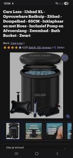 Opblaasbare ligbad voor een kleine douche, Ophalen, Overige typen, 50 tot 100 cm, Zo goed als nieuw