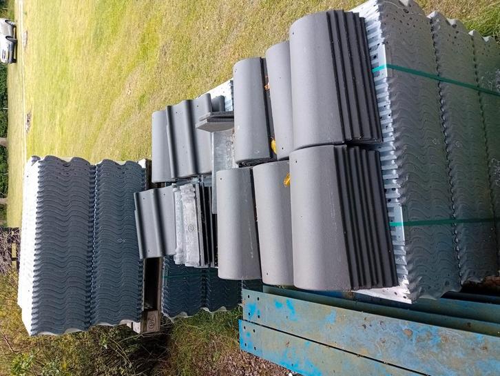 nelskamp sneldekker dakpan, Doe-het-zelf en Verbouw, Dakpannen en Dakbedekking, Nieuw, Dakpannen, Steen of Klei, Zwart, 15 m² of meer