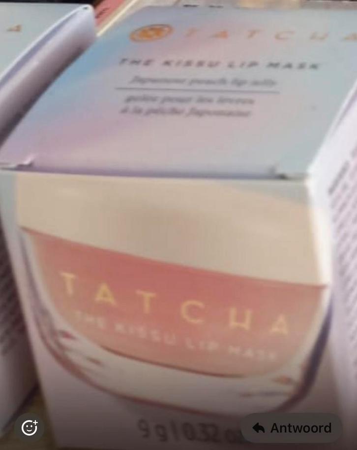 Tatcha The Kissu Lip Mask inhoud: 9 gram nieuw vol, Sieraden, Tassen en Uiterlijk, Uiterlijk | Gezichtsverzorging, Nieuw, Verzorging