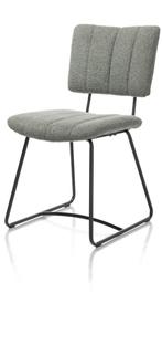 6 Nieuwe stoelen, stof Olijf, Off-Black  frame, Marcel H&H, Ophalen, Overige kleuren, Nieuw, Metaal