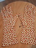 Vintage handschoenen, crème met roosjes, Kleding | Dames, Mutsen, Sjaals en Handschoenen, Ophalen of Verzenden, Gedragen, Maat 36 (S)
