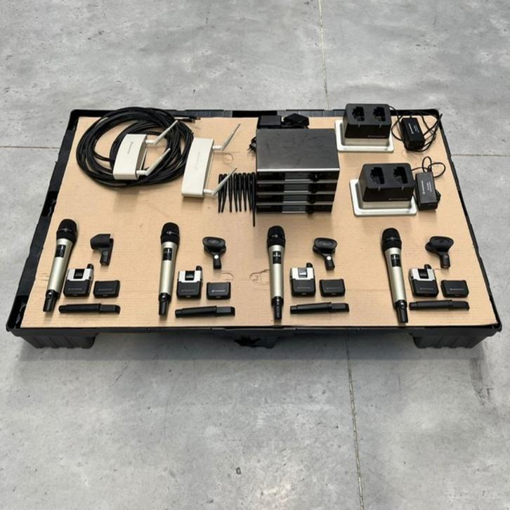 Sennheiser   Speechline set, Muziek en Instrumenten, Microfoons, Gebruikt, Overige typen, Draadloos, Ophalen of Verzenden