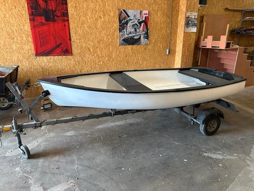 Boot met Yamaha 4 pk Buitenboordmotor, Watersport en Boten, Vis- en Consoleboten, Gebruikt, 3 tot 6 meter, Benzine, Buitenboordmotor