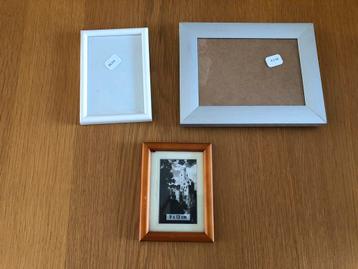 3 fotolijstjes (mag ook apart) beschikbaar voor biedingen