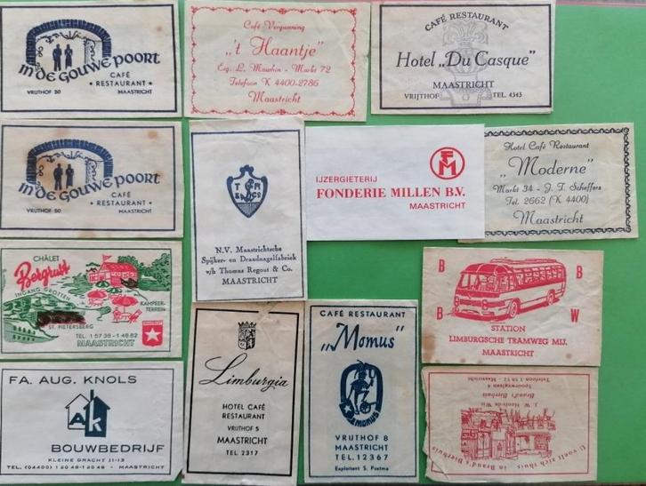 Maastricht 805, Verzamelen, Suikerzakjes, Verzenden