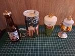 4 Bier kerstballen  amstel la chouffe en fles bier, Verzamelen, Ophalen of Verzenden, Poppenhuis