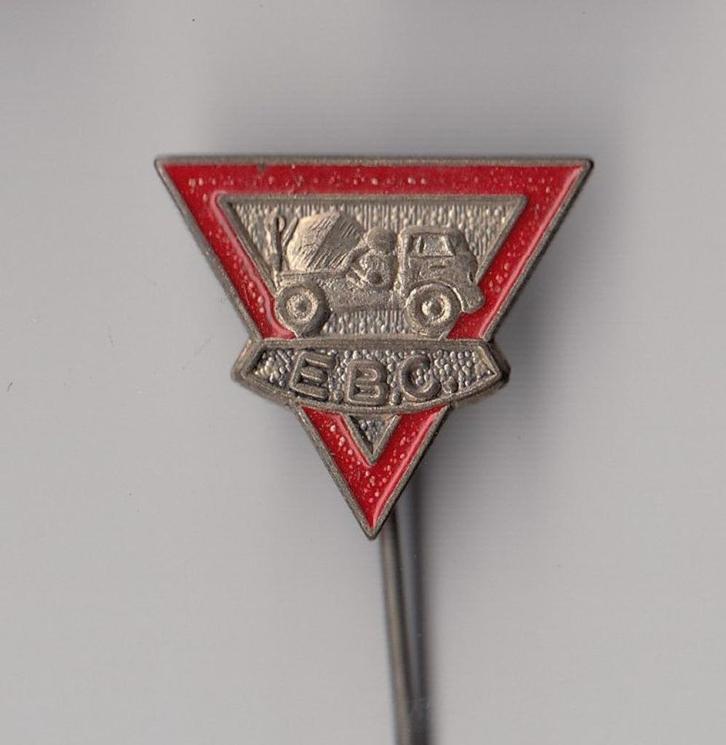 DAF Vrachtwagen Betonmixer speldje EBC Ede, Verzamelen, Speldjes, Pins en Buttons, Gebruikt, Speldje of Pin, Overige onderwerpen