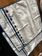 2 keukendoeken boerenbont, Ophalen of Verzenden, Zo goed als nieuw, Wit