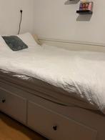 Wit ikea bed Hemnes, Huis en Inrichting, Ophalen, Eenpersoons, Wit, Zo goed als nieuw