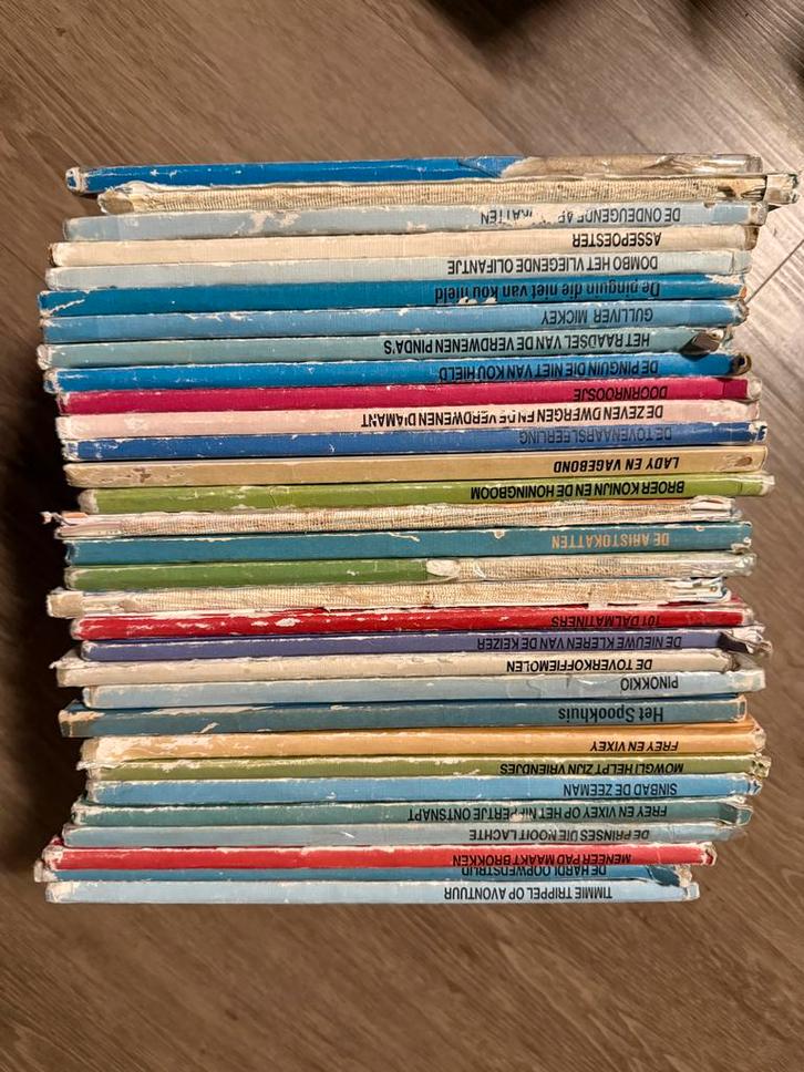Vintage Disney Boeken Collectie, Boeken, Kinderboeken | Jeugd | onder 10 jaar, Gelezen, Sprookjes, Ophalen of Verzenden