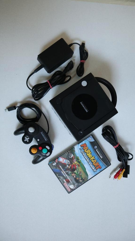 Nintendo GameCube console, Spelcomputers en Games, Spelcomputers | Nintendo GameCube, Gebruikt, Zwart, Met 1 controller, Ophalen