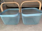 IKEA Risarorp draadmanden blauw (set van 2), Ophalen, Zo goed als nieuw