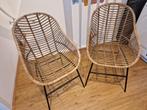 Riviera Maison Stoel x2, Huis en Inrichting, Stoelen, Ophalen, Gebruikt, Riet of Rotan, Twee