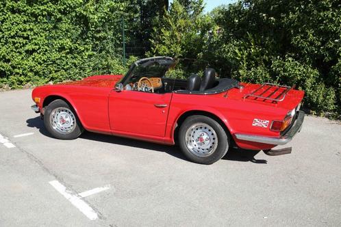 Triumph TR6 2.5 Overdrive 1974 Rood, Auto's, Triumph, Particulier, TR6, Benzine, Cabriolet, Handgeschakeld, Geïmporteerd, Rood