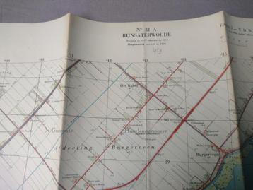 31 Rijnsaterwoude Leimuiden Woubrugge Plattegrond 1959 beschikbaar voor biedingen