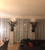 Vitrage wit 2 stuks x 355 breed x 260 hoog, Ophalen, Zo goed als nieuw, Wit, 200 cm of meer