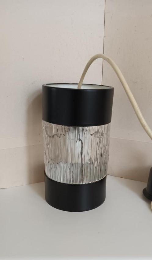 Vintage fifties Hang lamp Philips Frosted glas met metaal, Huis en Inrichting, Lampen | Hanglampen, Gebruikt, Minder dan 50 cm