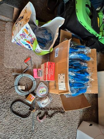 Partij stratenmakers spullen pvc nieuw handschoenen en meer beschikbaar voor biedingen
