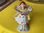 Antiek art deco pierrot pierrette lepel hoedenspelden houder, Ophalen of Verzenden