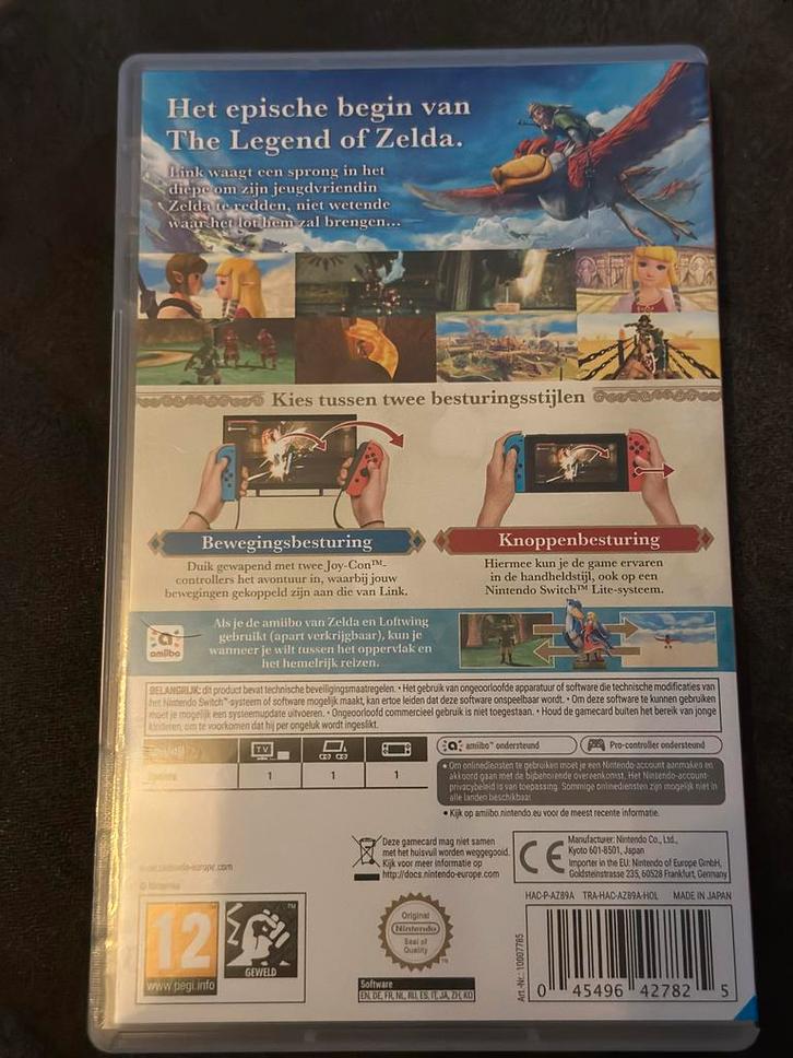 Zelda Skyward Sword HD - Nintendo Switch, Spelcomputers en Games, Games | Nintendo Switch, Zo goed als nieuw, Avontuur en Actie