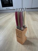 Laguiole steak messen set, Huis en Inrichting, Keuken | Bestek, Ophalen of Verzenden, Zo goed als nieuw, Rvs of Chroom, Vaatwasserbestendig