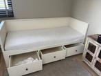 Ikea Hemnes uitschuifbaar bed met lades, Huis en Inrichting, Slaapkamer | Bedden, Ophalen, Gebruikt, Eenpersoons, Wit