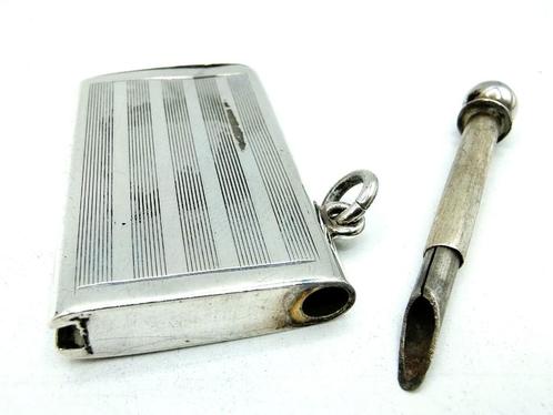 Zilveren luciferaansteker doosje, Horton & Allday, 1910, Antiek en Kunst, Antiek | Goud en Zilver, Zilver, Verzenden