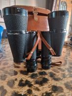 Vintage Lancia Verrekijker 7x50 met Tas, Gebruikt, 8 tot 12x, Met hoes of tas, Porro (met knik)