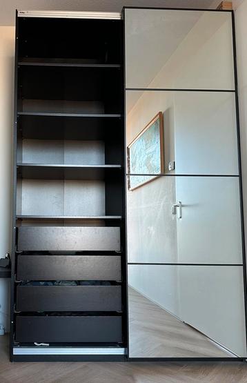 Ikea Pax met schuifdeuren en spiegel - afbeelding 2