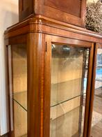 Antieke vitrine kast met glazen schappen, facet geslepen, Gebruikt, 100 tot 150 cm, Hoofdstraat 15 de steeg, Il fienile