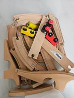 Houten Treinbaan met Treintjes, Kinderen en Baby's, Speelgoed | Houten speelgoed, Ophalen of Verzenden, Gebruikt, Rij- of Hobbelspeelgoed