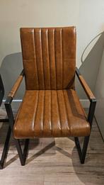 Gratis: Slee Model Eetkamerstoelen 6x, Huis en Inrichting, Stoelen, Ophalen, Gebruikt, Stof, Vier