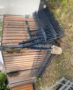 IJzeren tuin hek met elektrische poort, Tuin en Terras, Ophalen, Met poort, Gebruikt, Sierhekwerk