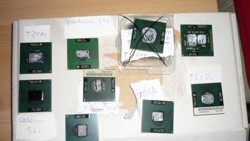 Laptop processors o.a.T2130-T5450-Pentium 750-i3-330m-T6570, Computers en Software, Processors, Ophalen of Verzenden