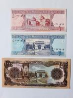 3 biljetten Afghanistan unc kk f.19.9, Ophalen of Verzenden, Centraal-Azië