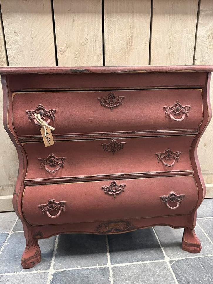 Brocante buikkastje, Huis en Inrichting, Kasten | Ladekasten, Zo goed als nieuw, Minder dan 100 cm, 50 tot 100 cm, 25 tot 50 cm