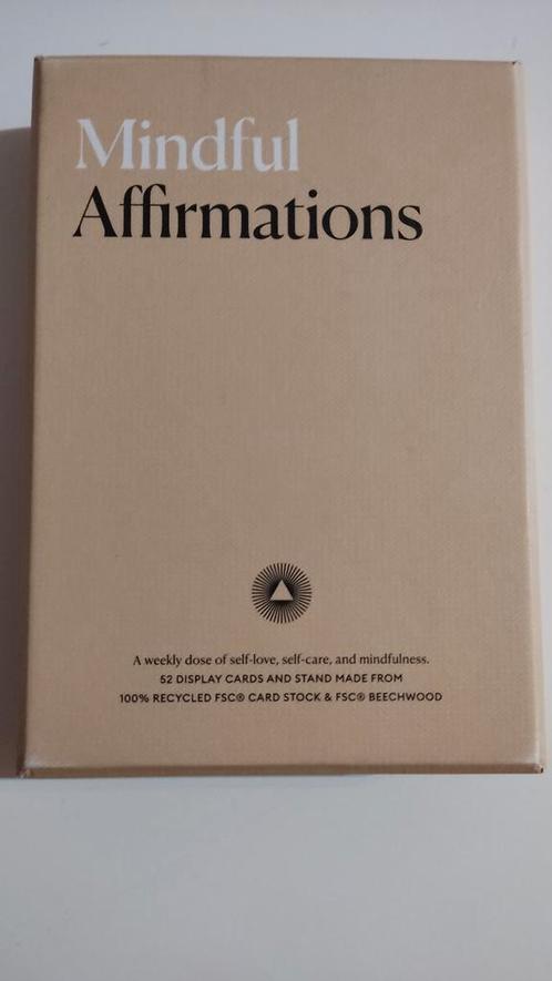 Mindful Affirmation Cards, Boeken, Esoterie en Spiritualiteit, Zo goed als nieuw, Overige typen, Tarot of Kaarten leggen, Ophalen of Verzenden