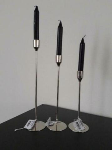 Light & Living kandelaar set-3 Serla zilver Nieuw beschikbaar voor biedingen