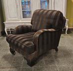 Twee degelijke fauteuils met hocker, Huis en Inrichting, Fauteuils, Ophalen, Gebruikt, Klassiek, Generic address