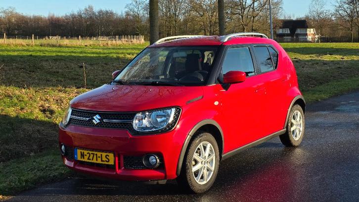 Suzuki Ignis 1.2 Dualjet 90pk Auto Gear Shift 2018 Rood, Auto's, Suzuki, Particulier, Ignis, ABS, Achteruitrijcamera, Airbags