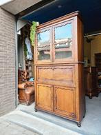 Antieke brocante eiken Biedermeier meidenkast vintage kast, Ophalen of Verzenden