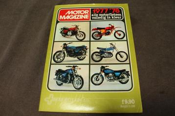 Motor Magazine 1977-1978 motorfietsen in kleur beschikbaar voor biedingen