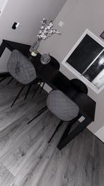 Eetafel, Ophalen of Verzenden, Zo goed als nieuw, 4 tot 6 stoelen
